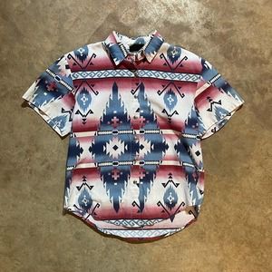 Vintage Cowboy Western Roughrider Button Up
